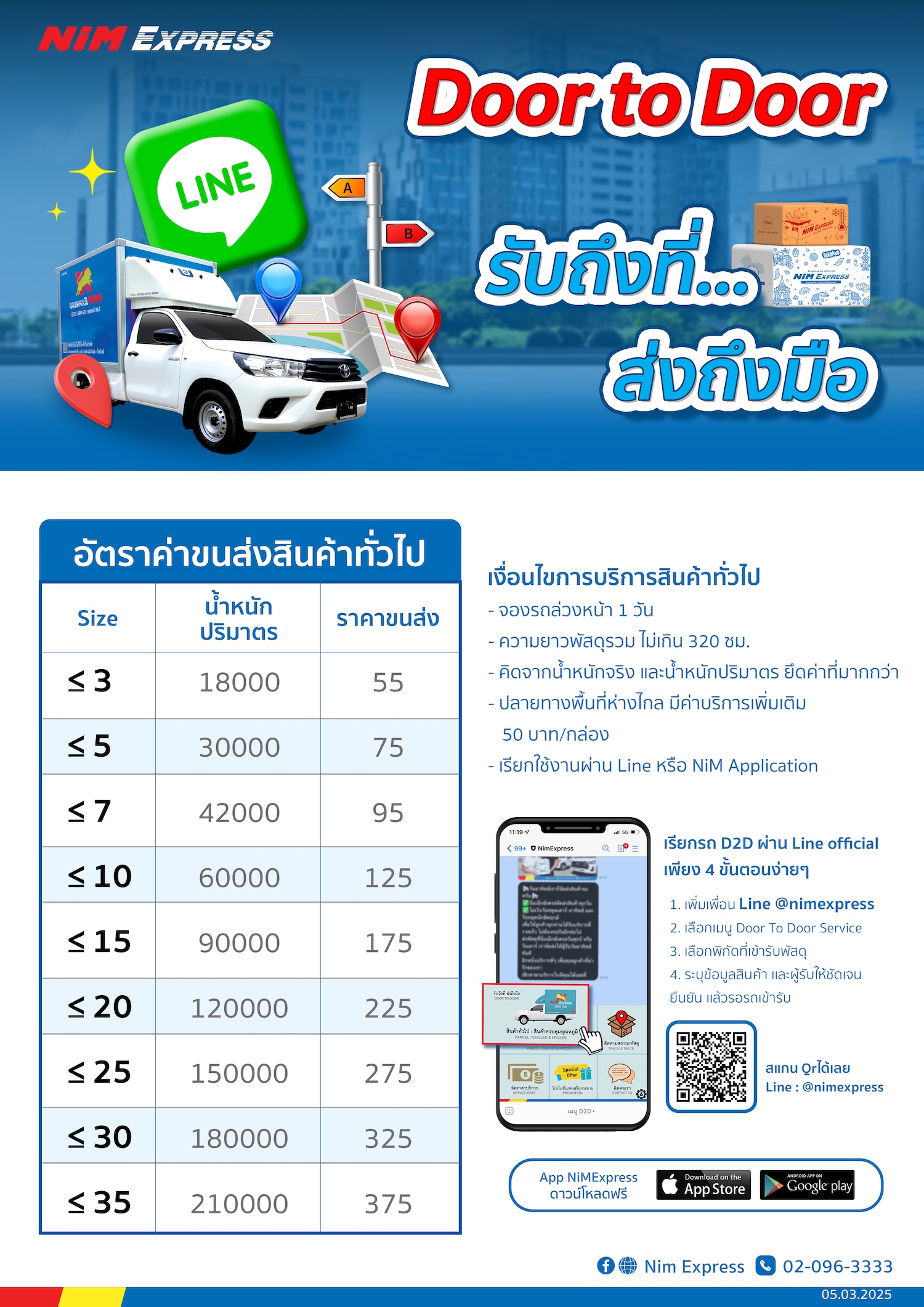 นิ่มเอ็กซ์เพรส,รับส่งพัสดุ,ส่งของด่วน,ขนส่งควบคุมอุณหภูมิ